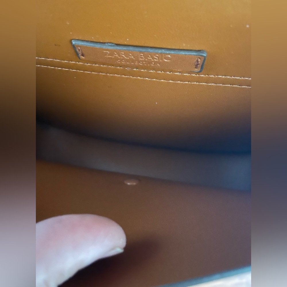 Zara Basic Collection Brown Cross Body - image 5